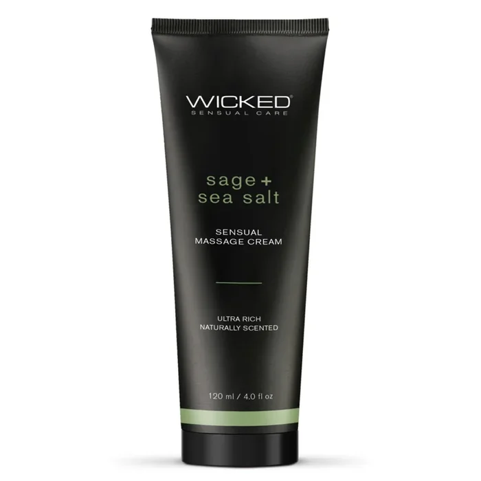 Wicked Sage + Sea Salt Naturally Scented Sensual Massage Cream