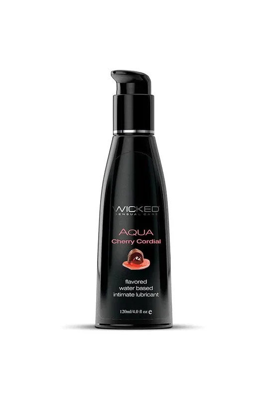Wicked Sensual Care – Aqua Flavored Lubricant – Cherry Cordial – 4oz