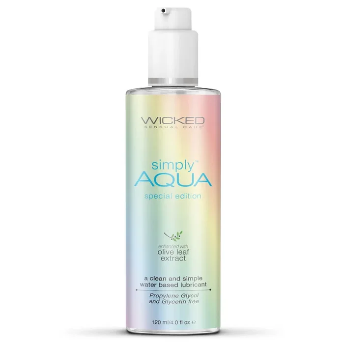 Wicked Simply Aqua Water-Based Lubricant – Special Edition