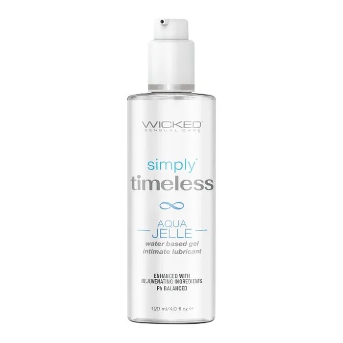 Wicked Simply Timeless Aqua Jelle Anal Lubricant 120ml