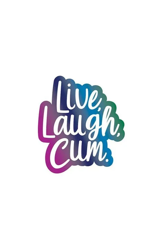 Wood Rocket – Live Laugh Cum Enamel Pin