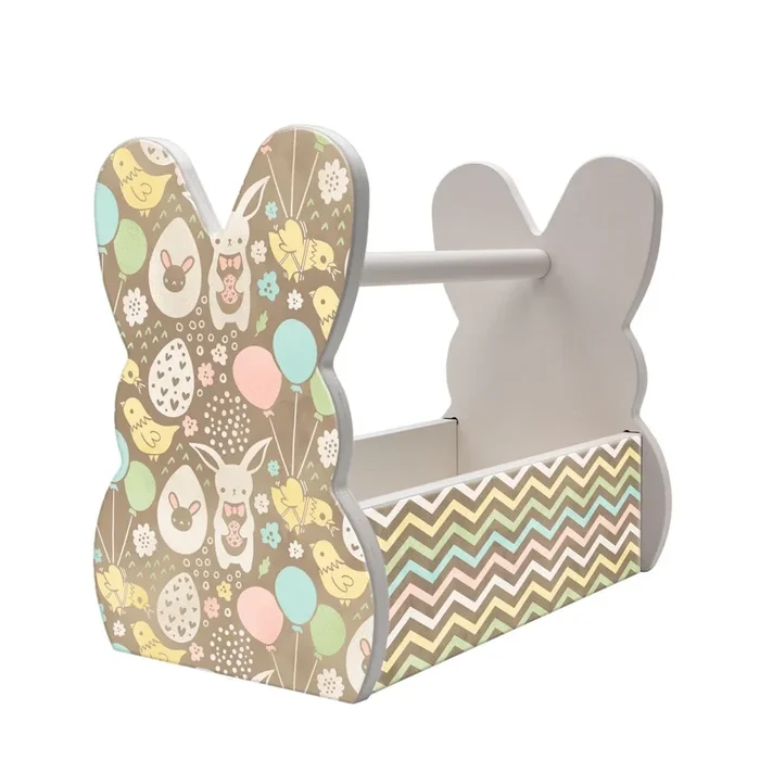 Wooden Bunny Basket – Easter Pattern 2