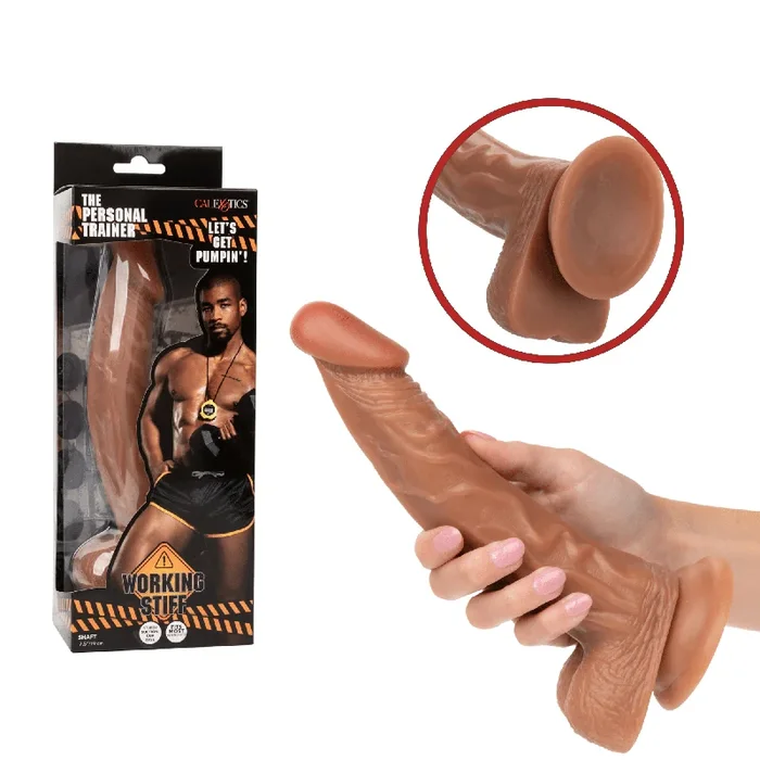 Working Stiff The Personal Trainer Suction Cup Realistic Strap On Dildo