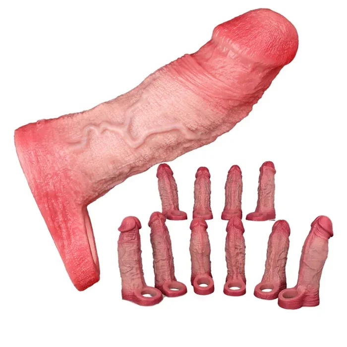 Xinghaoya Manicotto in Silicone Realistico per Dildo