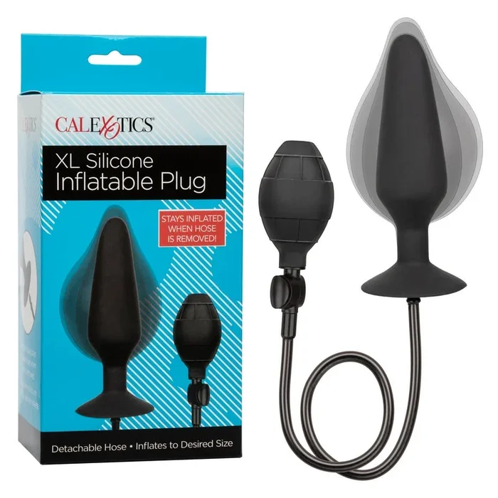 XL Silicone Inflatable Anal Plug by Cal Novelties
