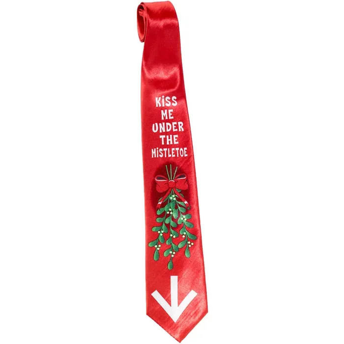Xmas Tie-Mistletoe