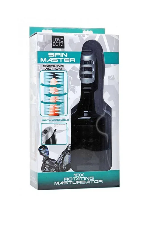 XR Brands – Lovebotz – Spin Master – 10x Spinning Masturbator