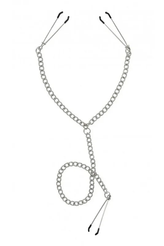 XR Brands – Master Series – Anais – Nipple to Clit Tweezer Clamp Set