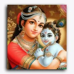Yashoda Maiyaa and baby Krishna – Janmasthami