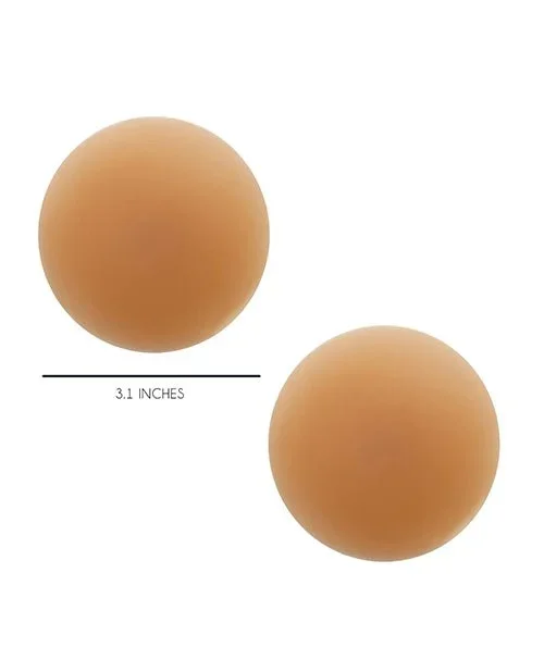 Yummy Skin Invisible Reusable Silicone Nipztix – Mocha O/s