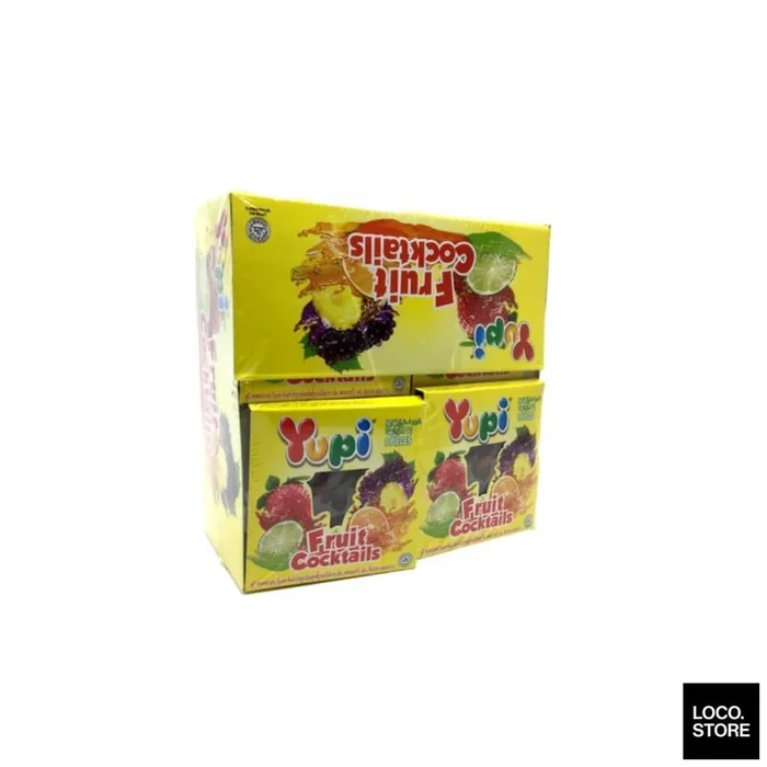 Yupi Gummy Big Fruit Cocktails 30g X 24