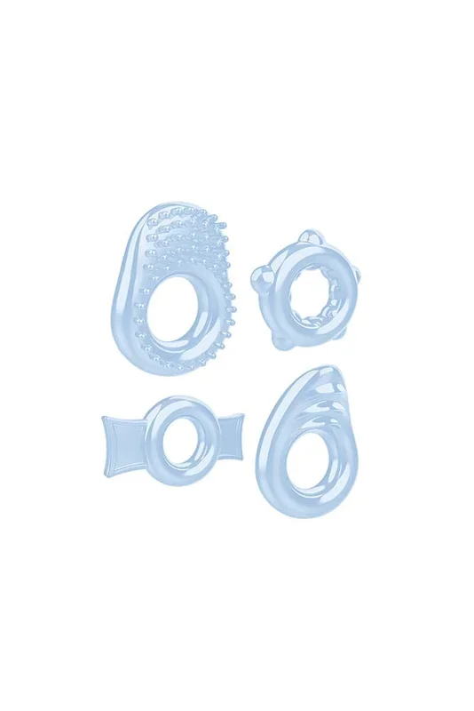 Zero Tolerance – Ring A Ding Ding Cock Ring Set – Blue