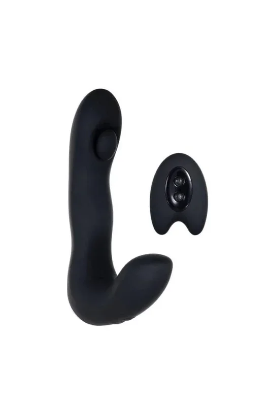 Zero Tolerance – Tap It Thumping Prostate Massager & Remote – Black