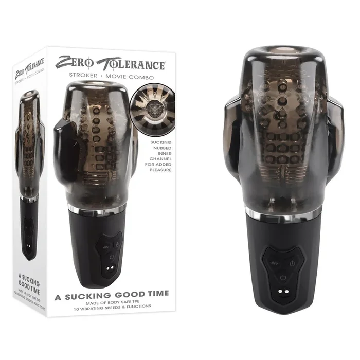 Zero Tolerance A SUCKING GOOD TIME – USB Rechargeable Sucking & Vibrating Stroker