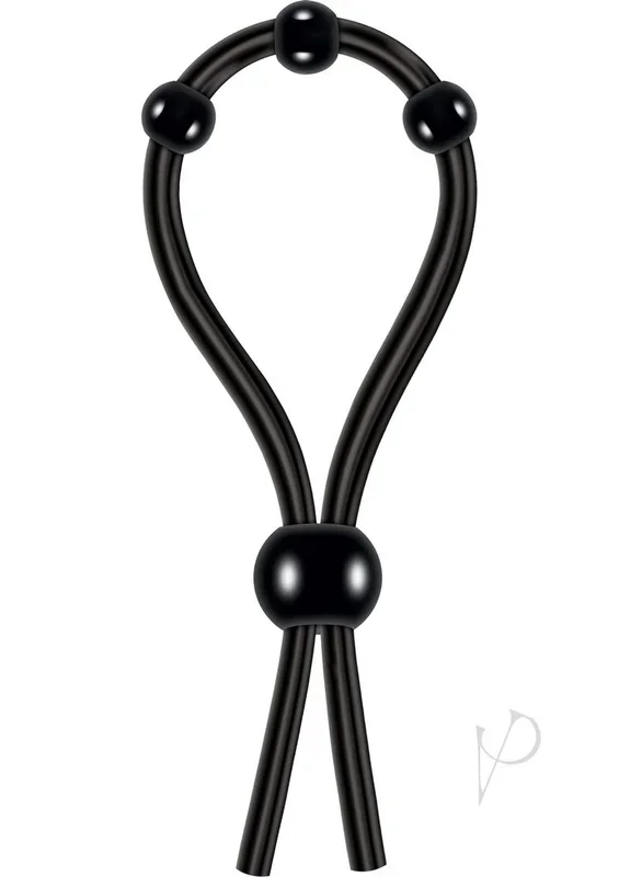 Zero Tolerance Ultimate Silicone Lasso With Adjustable Penis Ring Black