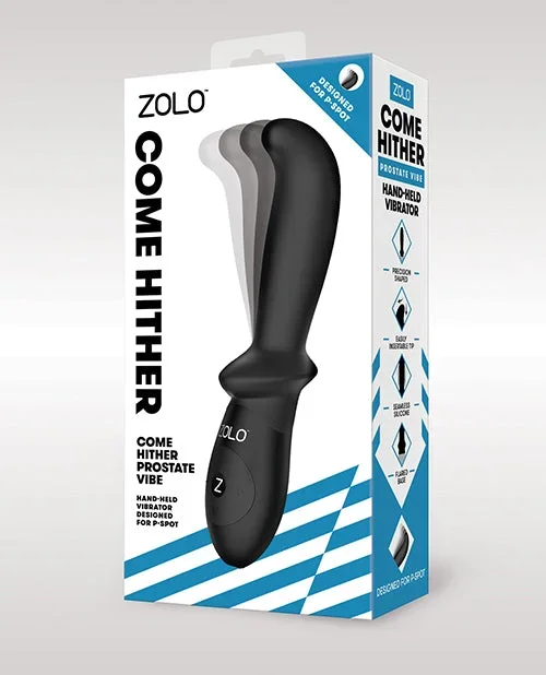 ZOLO Come Hither Prostate Vibe – Black