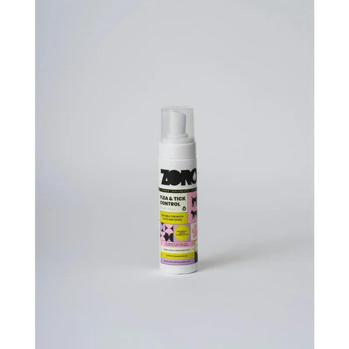 ZORO Flea & Tick Control Rinse Free Pet Shampoo 200ml